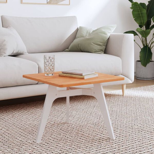 vidaXL Bordsskiva 50x50x1,5 cm fyrkantig massivt bokträ