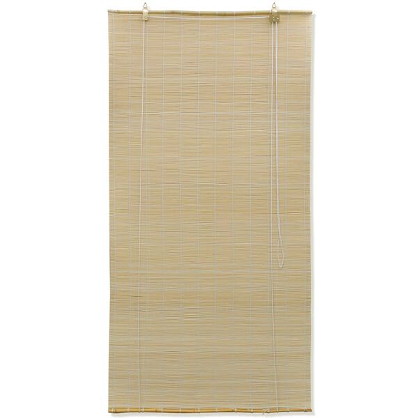 vidaXL Rullgardin i naturlig bambu 150 x 220 cm