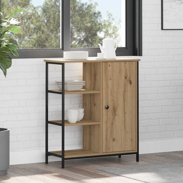 vidaXL Sideboard Artisan Ek 70 x 30 x 80 cm