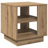 vidaXL Soffbord artisan ek 40x40x43 cm konstruerat tr&auml;
