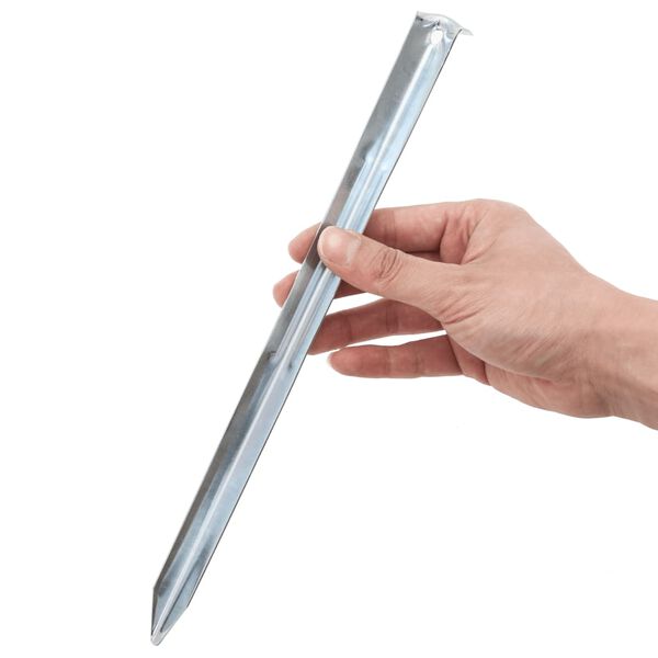 vidaXL T&auml;ltpinnar 24 st 30 cm &Oslash;20 mm galvaniserat st&aring;l