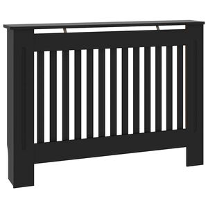 vidaXL Elementskydd svart 112x19x81,5 cm konstruerat tr&auml;