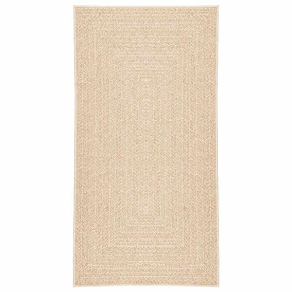 vidaXL Matta ZIZUR beige 60x110 cm jutelook inomhus och utomhus