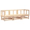 vidaXL Loungegrupp 3 delar massiv furu