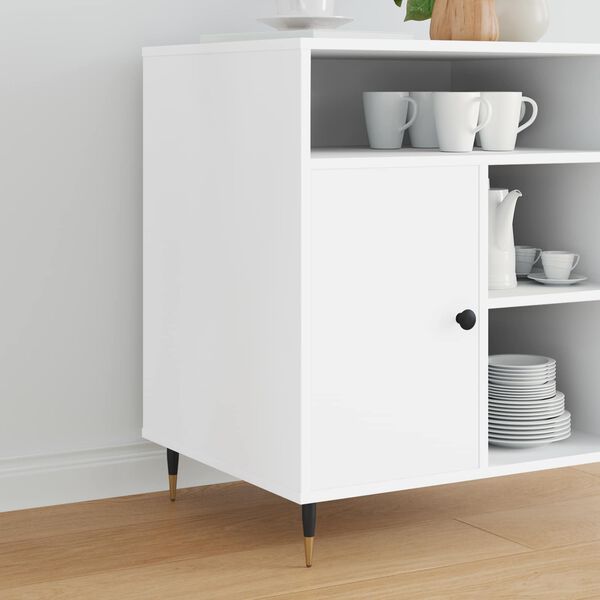 vidaXL M&ouml;belf&ouml;tter 12 pcs Svart och Guld &Oslash; 40 x 98 mm J&auml;rn