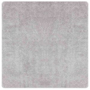 vidaXL Anti-glid Shaggy Matta Gr&aring; 120 x 120 cm PP