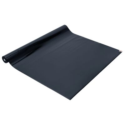 vidaXL Fönsterfilm statisk frostad frostad svart 45x2000 cm PVC