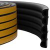 vidaXL Sj&auml;lvh&auml;ftande f&ouml;nsterf&ouml;rsegling Svart 14 x 12 mm 25 m EPDM-skum