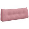vidaXL Ryggkudde Rosa 120 x 24 x 50 cm Sammet