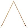 vidaXL Br&ouml;llopsb&aring;ge Ljusbrun 202 x 95 x 254 cm Massiv furu