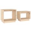 vidaXL Satsbord 2 st massiv furu