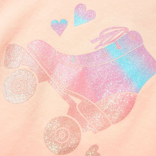 T-shirt f&ouml;r barn ljus orange 140