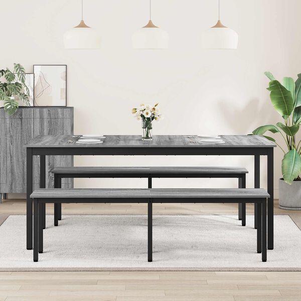 vidaXL Matbord Konstruerat tr&auml;