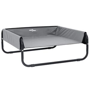 vidaXL Hunds&auml;ng Ljusgr&aring; 70 x 70 x 28,5 cm St&aring;l