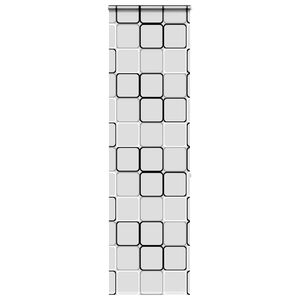 vidaXL Duschrullgardin med kassett 60x240 cm tyg bredd 56 cm