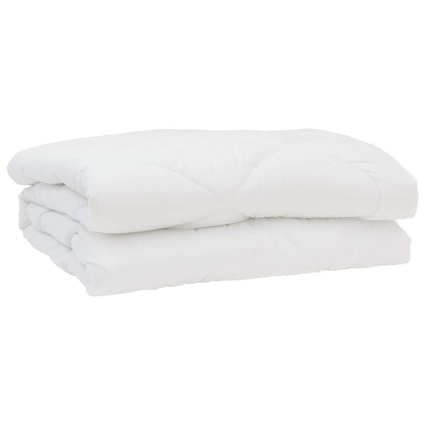 vidaXL Sommar Duvet med kudde 3 pcs Vit Mikrofiber