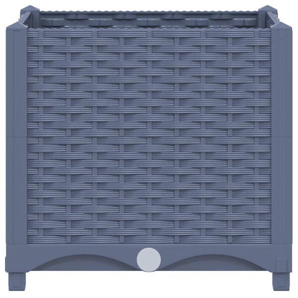 vidaXL Upphöjd odlingslåda 40x40x38 cm polypropen