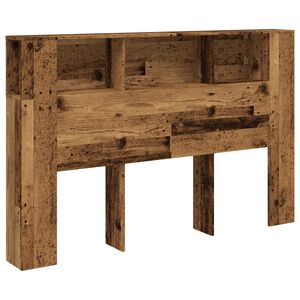 vidaXL S&auml;nggavel m f&ouml;rvaring &aring;ldrat tr&auml; 160x18,5x103,5 cm konstr. tr&auml;