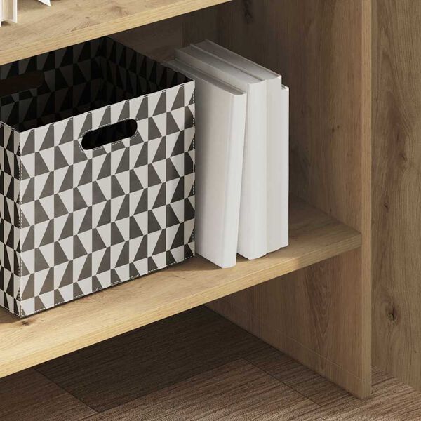 vidaXL Boksk&aring;p Artisan Ek 60 x 35 x 180 cm Konstruerat tr&auml;