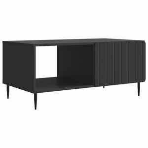 vidaXL Kaffeebord Svart 90 x 50 x 40 cm Konstruerat tr&auml;