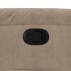 vidaXL Reclinerfåtölj taupe mikrofibertyg
