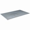 vidaXL Galler Silver 30 x 30 x 2 cm Varmf&ouml;rzinkad st&aring;l