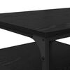 vidaXL Kaffeebord Svart Ek 90 x 49 x 40 cm Konstruerat trä