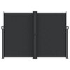 vidaXL Inf&auml;llbar sidomarkis 180x600 cm svart