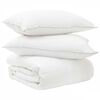 vidaXL T&auml;ckeset 2 st 200 x 240 cm Sommar 150 gsm Bambufiber Vit