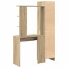 vidaXL Skrivbord 2 pcs Sonoma-ek