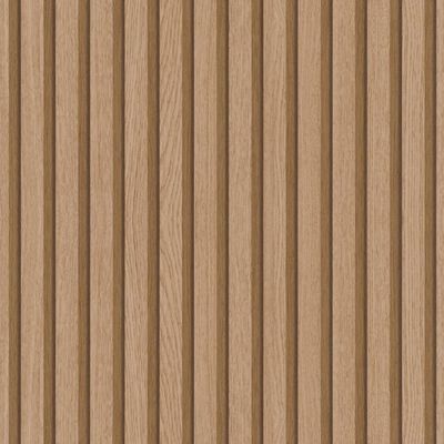 Noordwand Tapet Botanica Wooden Slats brun