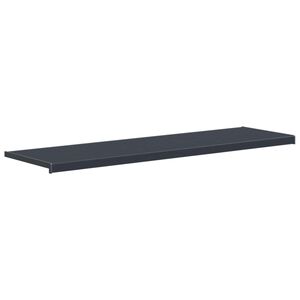 vidaXL F&ouml;nsterbr&auml;da Anthracit med tr&auml;&aring;dring 160 x 45 x 4,5 cm PVC