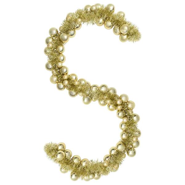 vidaXL Julkulagirland Guld 186 cm Polystyren