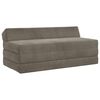 vidaXL F&auml;llbar Soffbed Ljusgr&aring; 120 x 60 x 49 cm Tyg