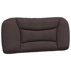 vidaXL Headboard Cushion "Hvar" Dark Brown 80 cm Fabric