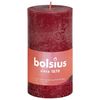 Bolsius Rustika blockljus 8-pack 100x50 mm sammetsröd
