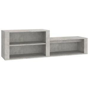 vidaXL Skosk&aring;p betonggr&aring; 150x35x45 cm konstruerat tr&auml;