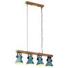 vidaXL Taklampa 25 W n&ouml;tt bl&aring; 90x24x111 cm E27