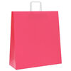 vidaXL Pappersp&aring;sar 50 st med handtag rosa 45x17x48 cm