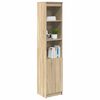 vidaXL Highboard Sonoma ek 37,5x35x180 cm konstruerat tr&auml;
