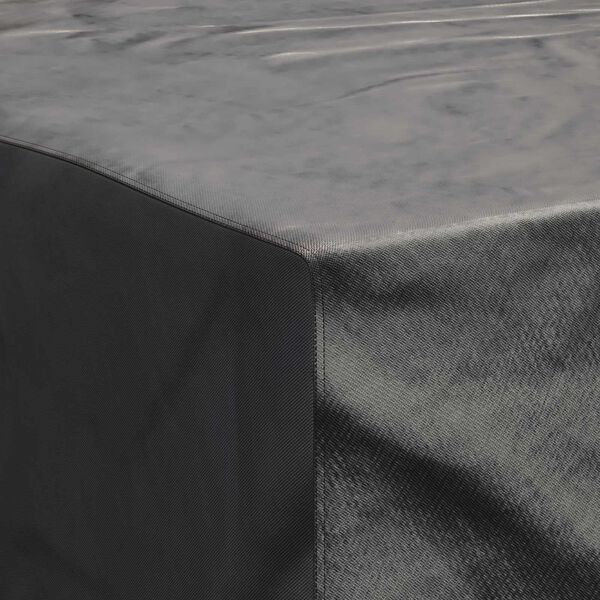 vidaXL Möbelöverdrag Enfärgad Svart 300 x 250 x 100 cm 210D
