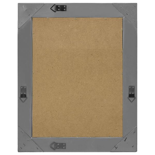 vidaXL Väggspegel barockstil 50x60 cm svart