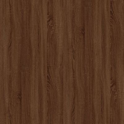 vidaXL Soffbord brun ek 50x50x35 cm konstruerat trä