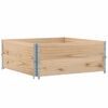vidaXL Odlingsl&aring;da 100x100 cm massivt furutr&auml;