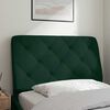 vidaXL Headboard Cushion Dark Green 80 cm Velvet