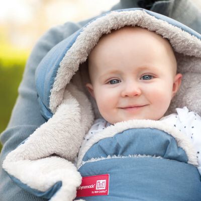 RED CASTLE Omlottfilt Babynomade 0-6 månader blå