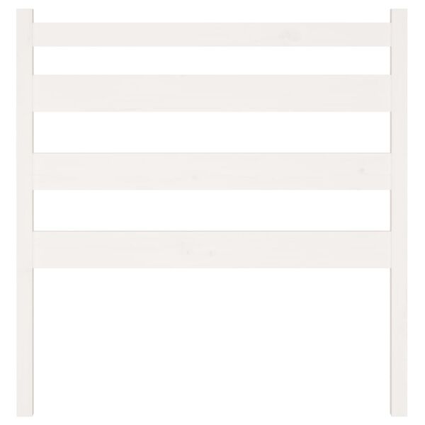 vidaXL S&auml;nggavel vit 96x4x100 cm massiv furu
