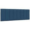 vidaXL Bed Frame without Mattress "Hanko" Blue 140x200cm Fabric