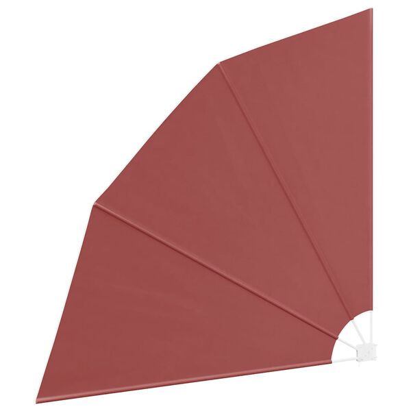 vidaXL Sidomarkis f&ouml;r balkong terrakotta 210x210 cm