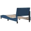 vidaXL Bed Frame without Mattress "Hanko" Blue 90x190cm Fabric
